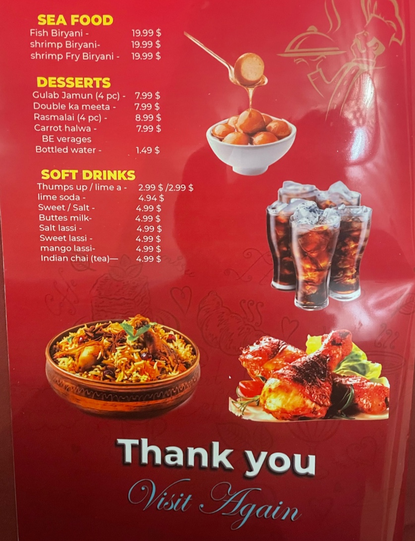 Bawarchi Biryani Corner Menu - Image 4
